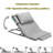 Electric Adjustable Bed Backrest, 4-68° Upgraded Foldable Safety Guardrail