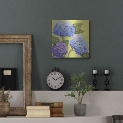 «Spring Hydrangeas II» par Tim O'Toole, art mural en métal
