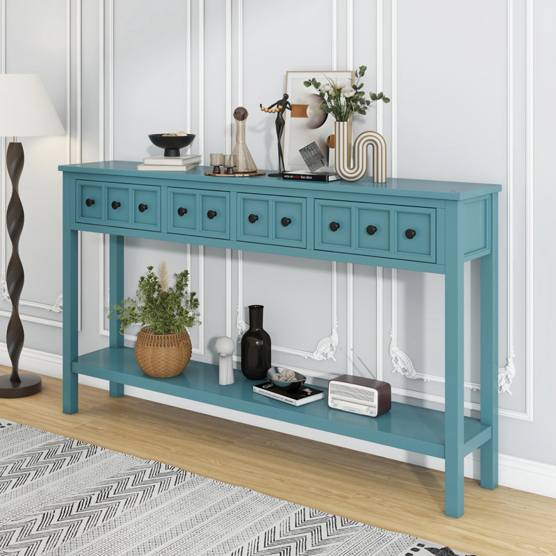 Table d'appoint Tarsita, Duplicata turquoise