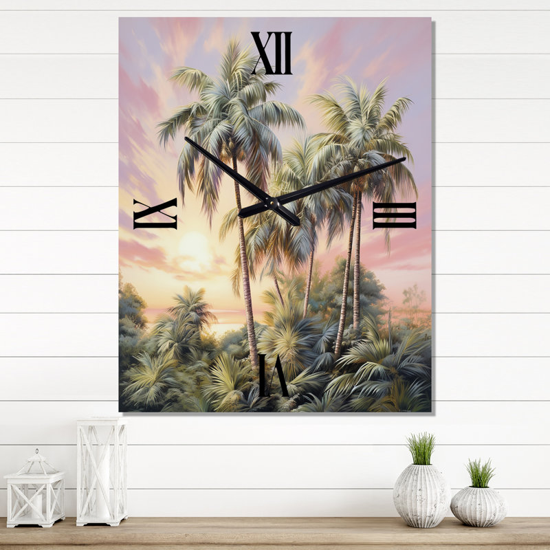 Jerika - Horloges murales florales, Petit