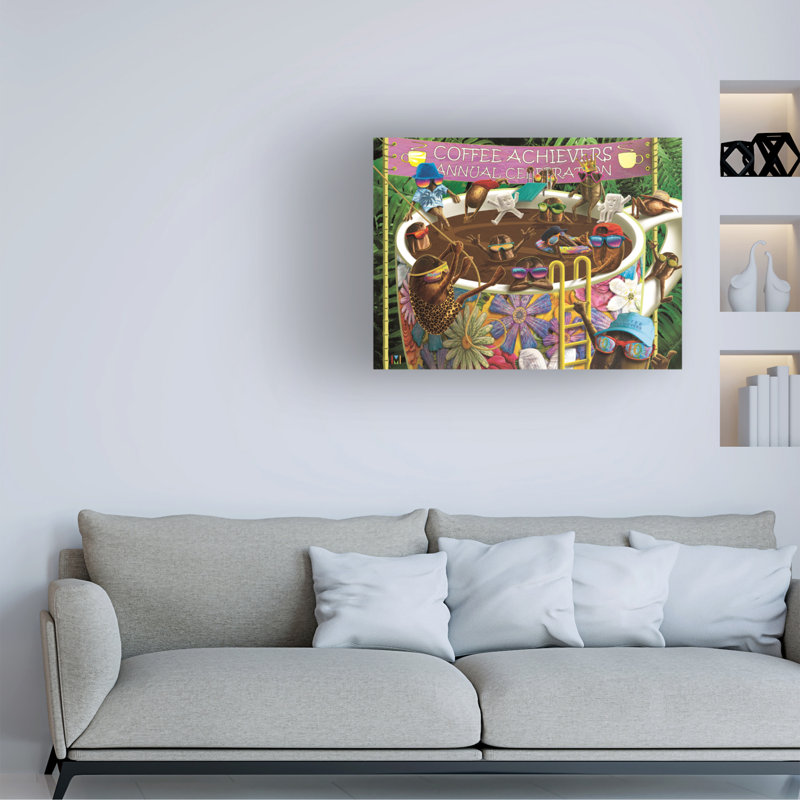 Art sur toile par Michael David, H 14 po x l 19 po