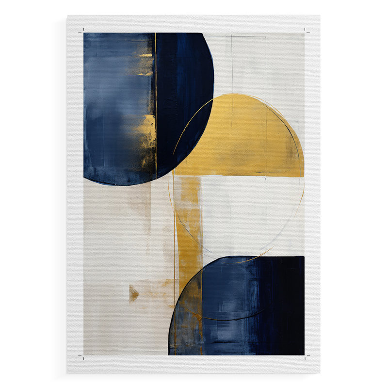 Série ABSTRACT DLVI - Impression sur toile seulement - NON CADRE, H 36 po x l 24 po