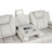 BENZ LED & Power Recliner 3 PC Made With Faux Leather In Ice (CA INVENTORY)-1436062309
