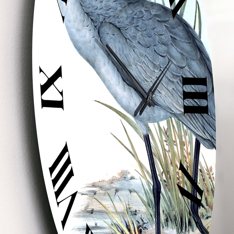Oiseaux australiens rétro V - horloge murale traditionnelle, Petit