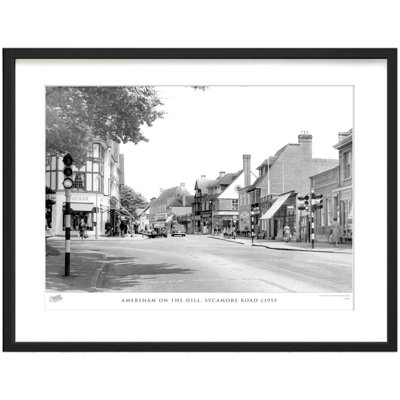 Amersham On The Hill, Sycamore Road C1955 by Francis Frith - Single Picture Frame Print