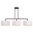 Ackley 3 Light Bronze Extra Large Linear Chandelier-1167403718