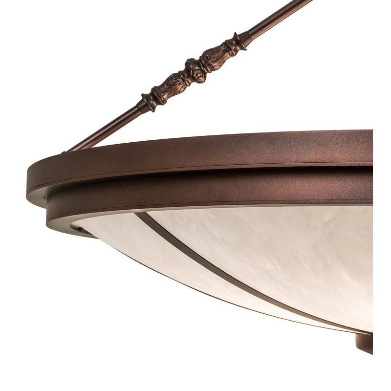 6 - Light Semi Flush Mount