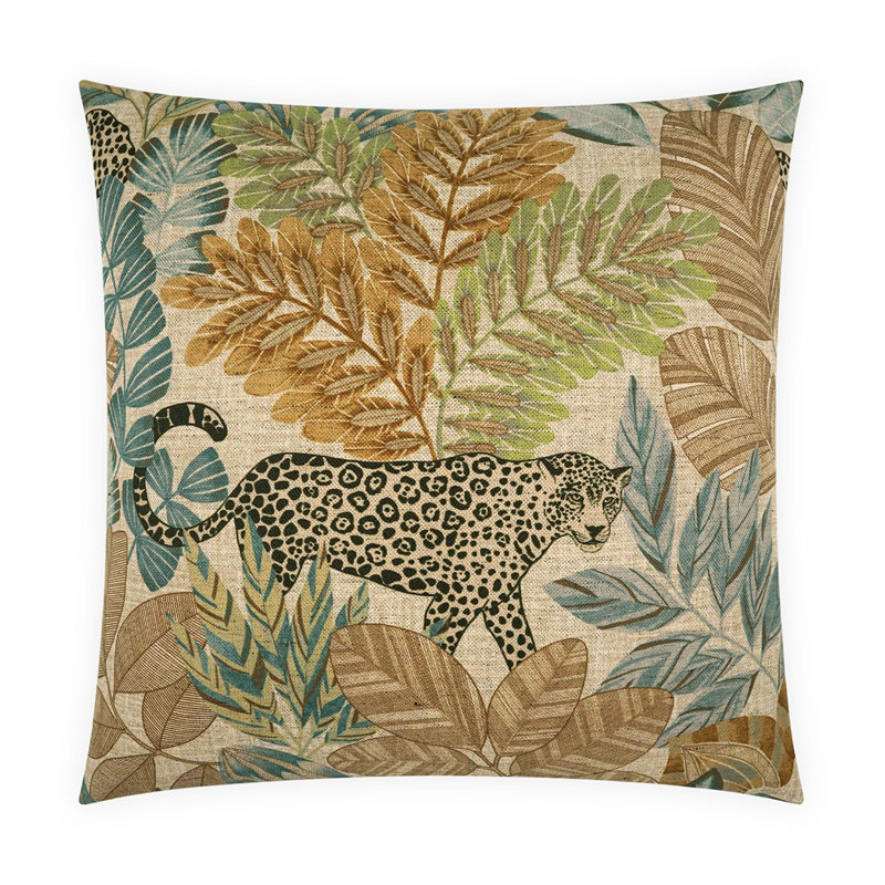 Etosha Square Pillow Cover & Insert, Earth, Square 22"