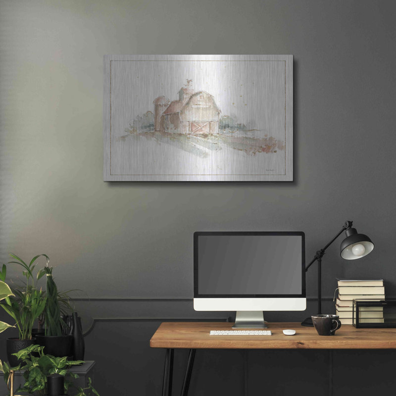 «Farm Friends XV Barn» par Lisa Audit, H 24 po x l 36 po