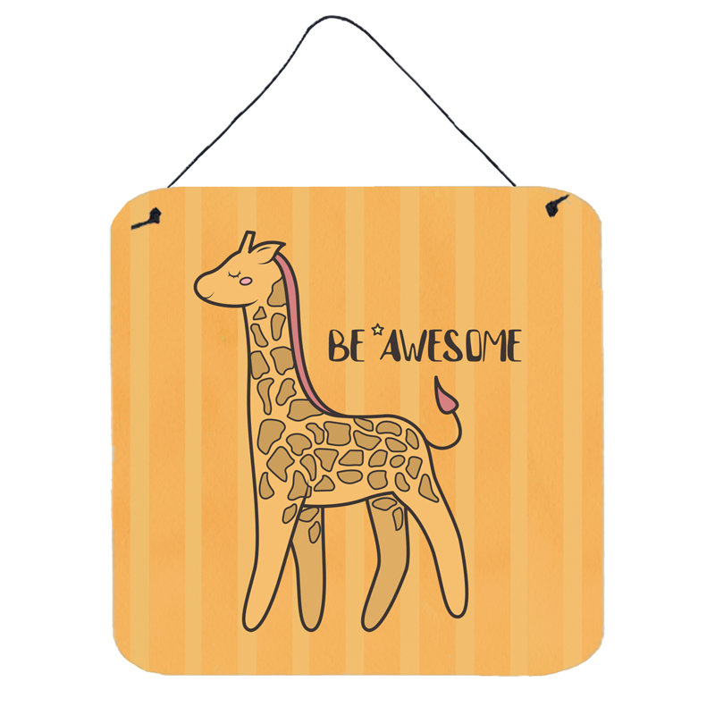 Décoration murale giraffe de chambre de bébé