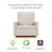 Cali Pillowback Chair and a Half Glider-97873111