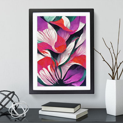 Modern Abstract Floral No.1 - Framed Print