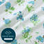 Literie 4 pièces imprimée Lenox, draps doux et confortables, imprimés élégants, entretien facile, certifié OEKO-TEX, bleu prairie papillon, 1 place-134023904-134023907