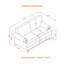 Causeuse moderne avec rangement Modern-749358617