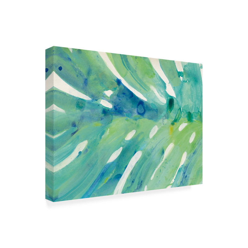 «Tropical Delight» par Albena Hristova - peinture sur toile tendue, H 14 po x l 19 po x p 2 po