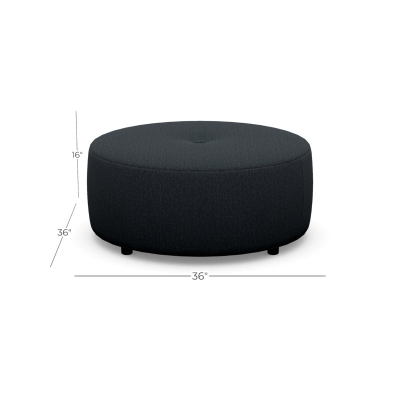 Pouf Round Ottoman, Grande 120935