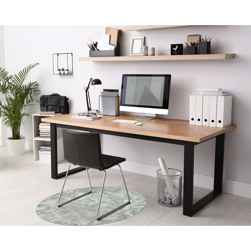 Kaito Hard Floor Straight Round Chair Mat