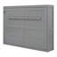  Grand lit escamotable mural escamotable avec cadre escamotable peu encombrant, base de lit plateforme moderne, gris-331948434-331948439