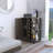 2-Shelf 6-Bottle Bar Cart with Division Carbon Espresso-1195751058
