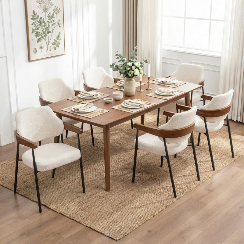 Devane Upholstered Dining Chair, Beige
