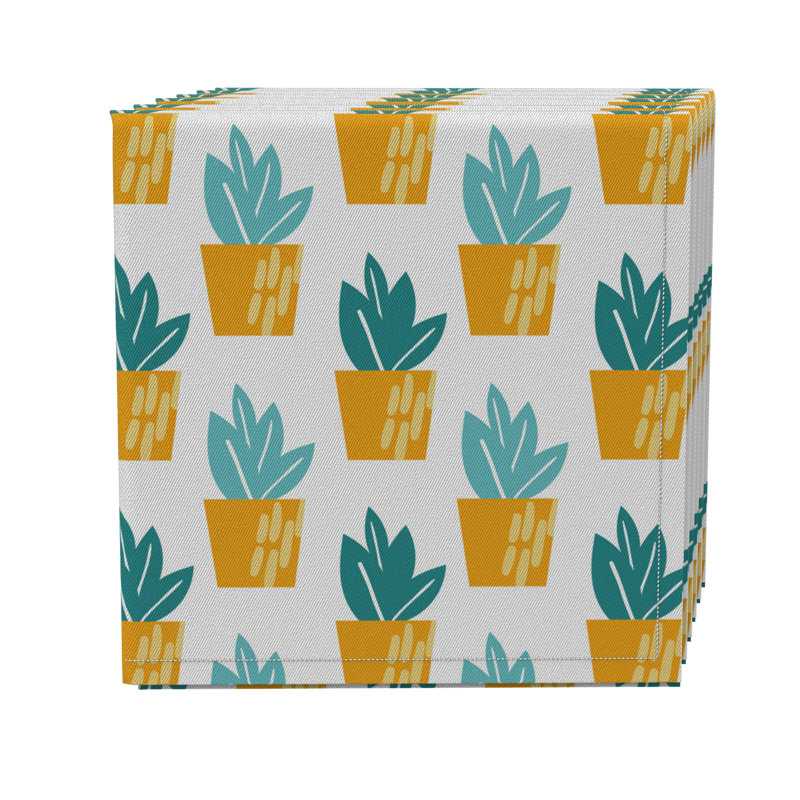 Cotton Twill No Pattern Square Napkin
