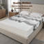 Très grand matelas en mousse japonaise de 12 pouces Caressa
