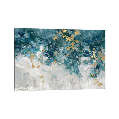 Charmed Teal by Nikki Robbins - Wrapped Canvas Painting