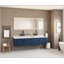 Miroir de salle de bain 72 po x 30 po à DEL avec façade et rétroéclairage, miroir de meuble-lavabo mural, antibuée, mémoire, 3 couleurs, réglable en continu-1678881531