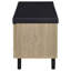 Banc de rangement 2 portes Clackamas