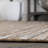 Amoroso Modern Farmhouse Pinstripe Natural/Brown Indoor/Outdoor Rug-353528502