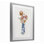 «Chinoiserie Blooms Pink Flowers», reproduction encadrée sous verre, design par Carol Robinson