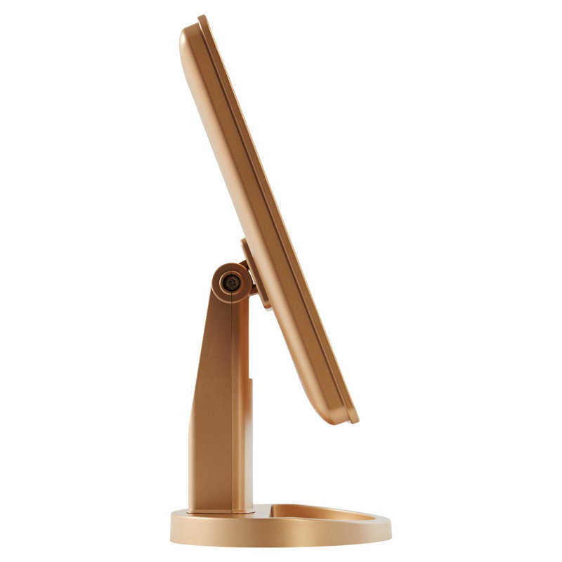Miroir de maquillage tactile Touch Infinity, Or champagne
