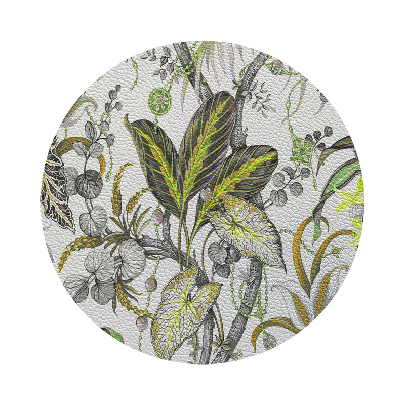 Amazonia Pebble 16" Vinyl Placemat, Mustard
