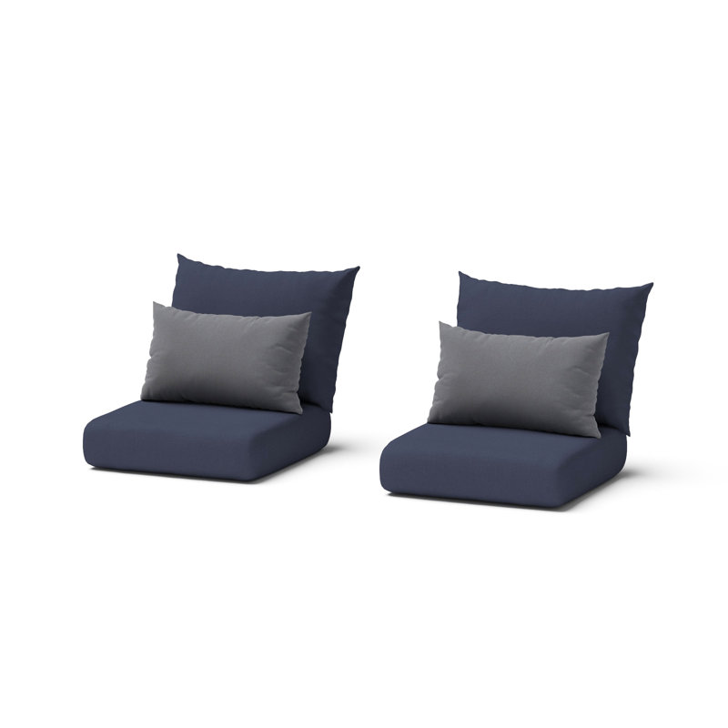Castelli Outdoor Cushion Cover, Blue Olefin