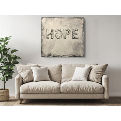 Reproduction d'art sur toile tendue, impression rustique gris et blanc rustique