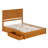 Ashante Solid Wood Storage Platform Bed with Footboard & Under Bed Drawers-1052989659-1025487960