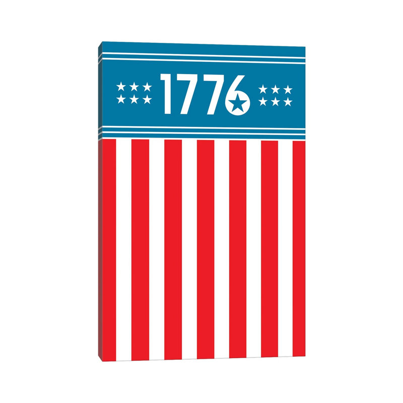 1776, America by Benton Park Prints - Print on Canvas, 101.6 cm H x 66.04 cm W x 3.175 cm D, Wrapped Canvas