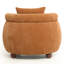 Fauteuils d'appoint surdimensionnés, méridienne moderne en chenille de 38 pouces pour la maison