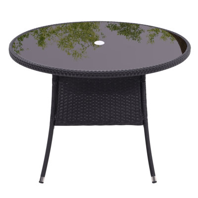 Kinchen Rattan Dining Table