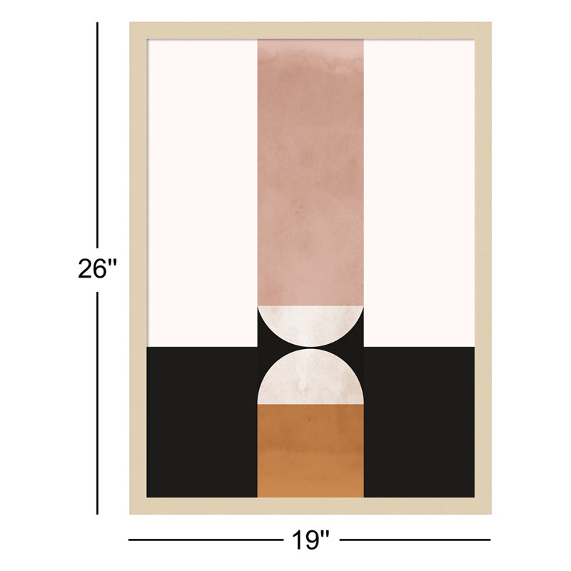 Senna Venice 2 par Alex Ginzburg - Reproduction d'art graphique sur papier encadré, H 26 po x l 19 po, Brun