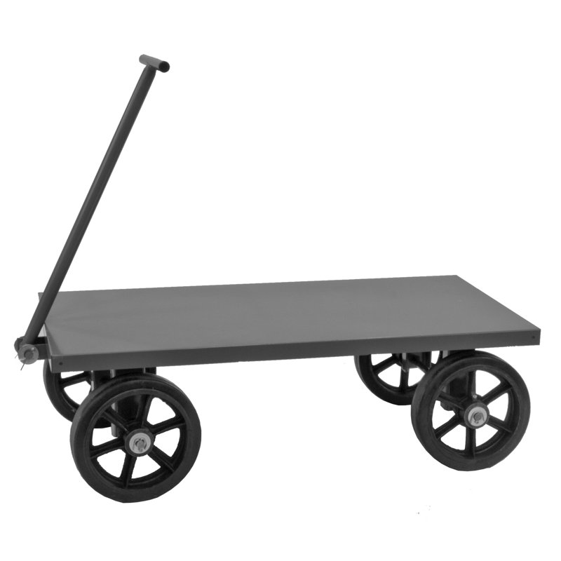 Camion de roue en acier soudé 5ème, H 15,25 po x l 48 po x P 24 po