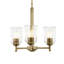 Mini-lustre 3 lumières 15,25 "avec verre transparent-1277122083