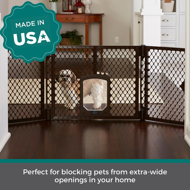 EXTRA-WIDE BARRIER WITH PET PASSAGE