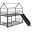 Metal Bunk Bed With Slide,Kids House Bed-39597326