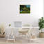 Art mural classique sur toile flottante, "Monet Lady in Garden" par one1000paintings-553930040-553930046