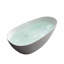 Baignoire de trempage autoportante à surface solide 67,00 po x 33,50 po
