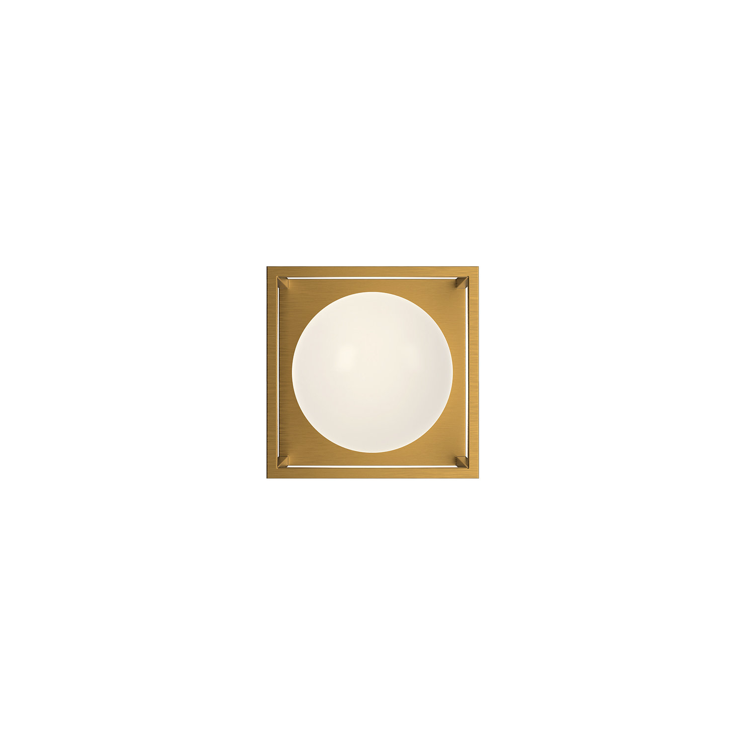 Davida Frosted Dimmable Bath Bar, Aged Gold, 1