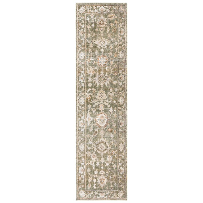 Aisleyne Vintage Look 183cm X 275cm Area Rug, Runner 61 X 244cm