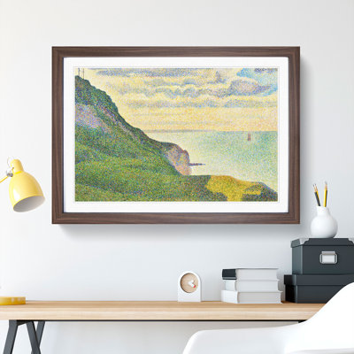 Seascape at Port-en-Bessin by Georges Seurat - Picture Frame Painting
