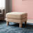 Polyester Ottoman With Four Sturdy Legs-1113340799